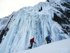 Cascade De Glace Au Ben Nevis