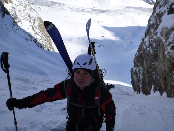 Couloir Deweze, arête Trifide avé l'André