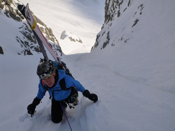 Couloir Dérobé au Glacier Noir