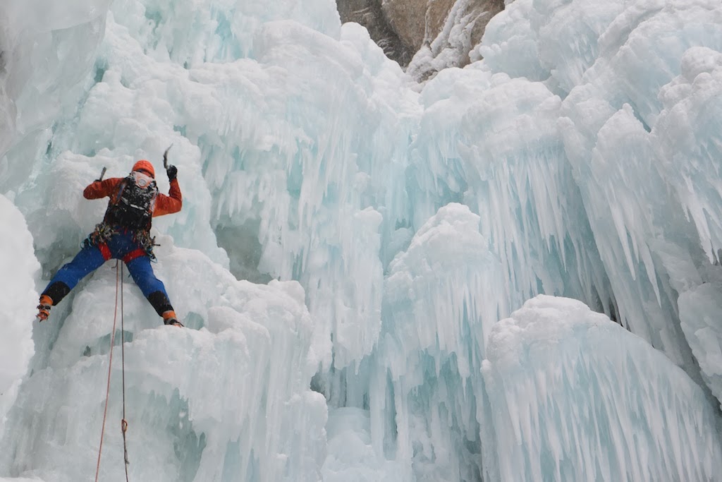 Cascade de glace, la rentrée!