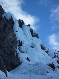 Cascade De Glace Ubaye Vautreuil