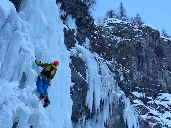 Cascades de glace à la Grave avec Franc'Yves