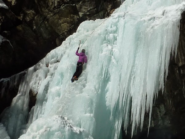 Cascades de glace à Cogne (Italie)