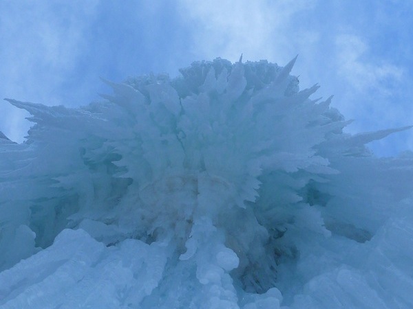 Cascade de glace du Grand Clôt, la Grave