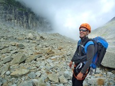 Aiguille Verte Couloir Whymper 2