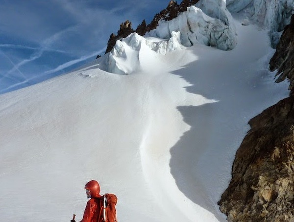 Dôme des Ecrins, couloir des Avalanches et rampe Gaspard