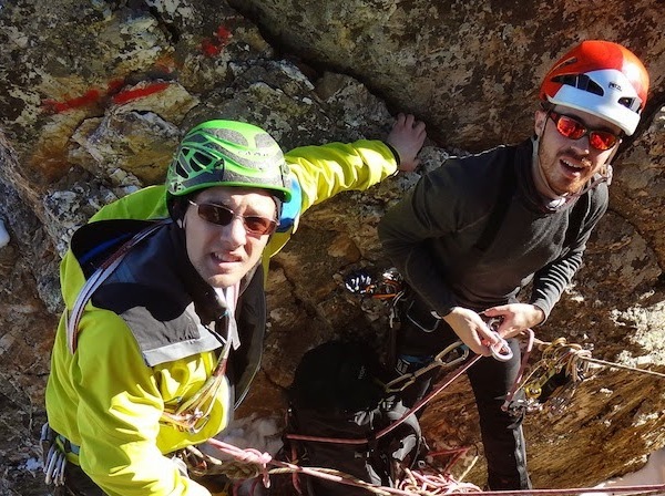 Stage cascade de glace perfectionnement avec Jonathan et Charley