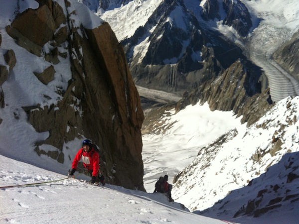 Couloir Whymper, Aiguille verte