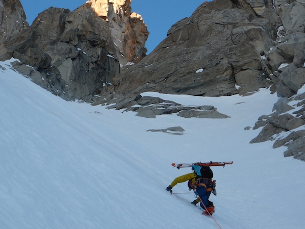 Couloir Lagarde Face nord des Droites